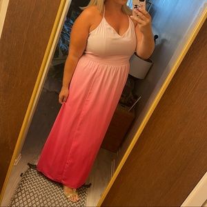 Express ombré halter dress